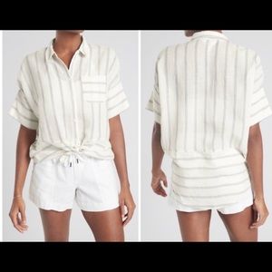 Athleta Anguilla Button Up top - S never worn